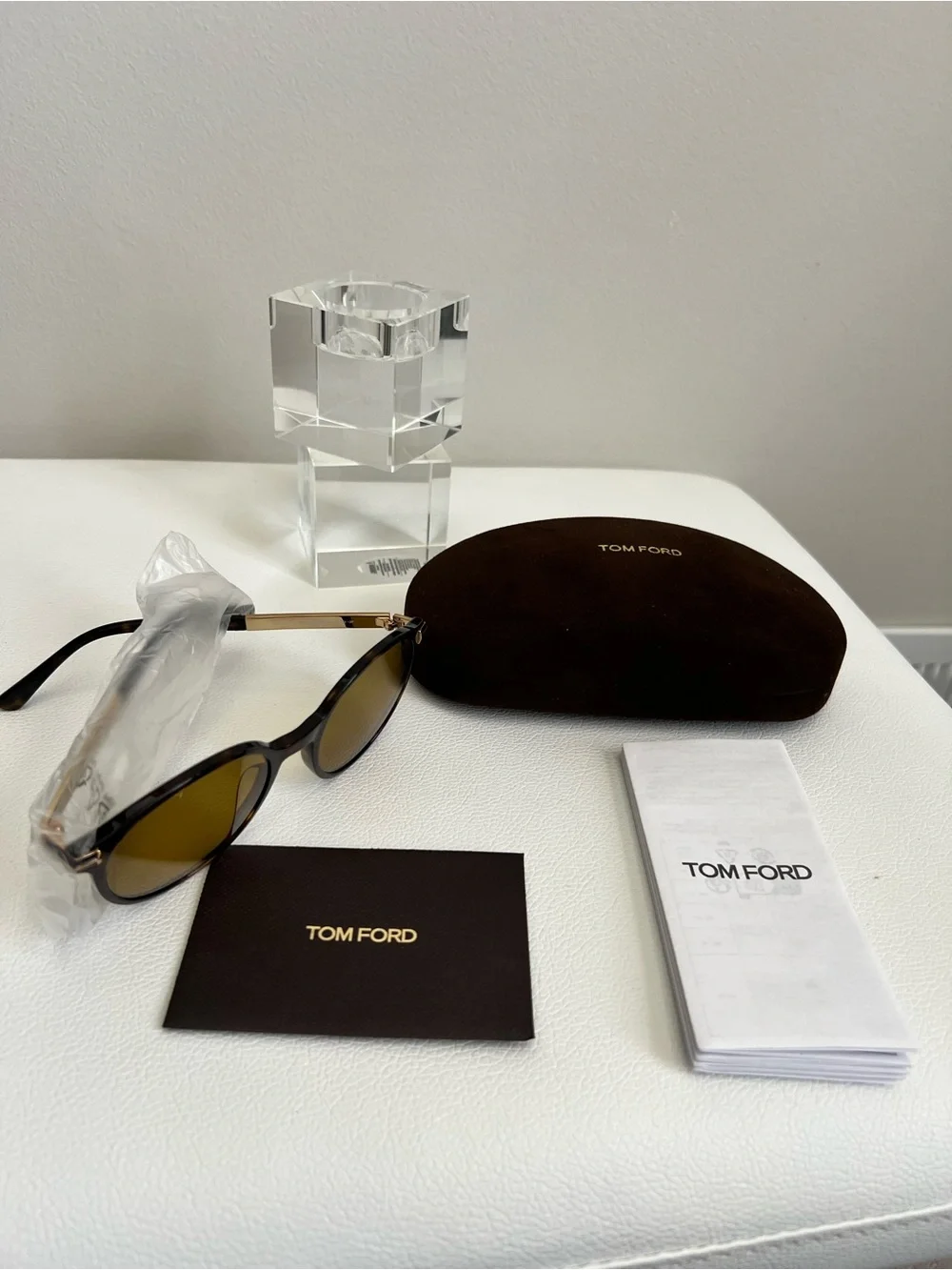 TOM FORD Araki Polarized Brown Phantos Men’s Sunglasses 52-20-140 New!